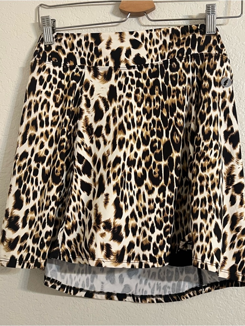 Dona Jo tennis skort Leopard Print skort skirt athletic tennis pickleball animal - Picture 2 of 8
